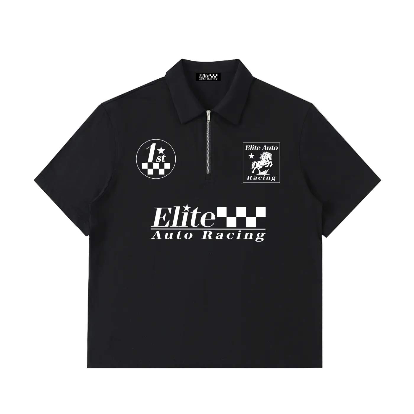 ELITE HALF ZIP POLO